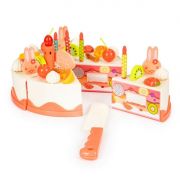 Set tort aniversar cu accesorii, 82 de elemente, ecotoys hc417716 edeedihc417716