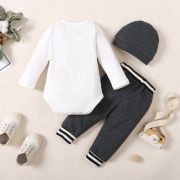Compleu pentru baietei - little man (marime disponibila: 3-6 luni (marimea 18 incaltaminte)) li622-r1.3-6 luni (marimea 18 incaltaminte)