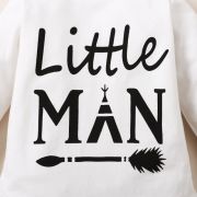 Compleu pentru baietei - little man (marime disponibila: 3-6 luni (marimea 18 incaltaminte)) li622-r1.3-6 luni (marimea 18 incaltaminte)