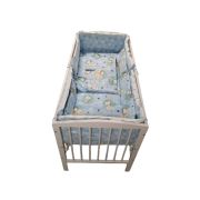 Lenjerie MyKids Baby Teddy Albastru 4+1 Piese 120x60 cm 00007735