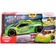 Masina dickie toys speed tronic 20 cm verde cu lumini si sunete hubs203763009
