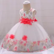 Rochita ocazie cu broderie corai MBL5045XZ-5-G