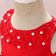 Rochita ocazie rosie cu perlute MDpmk05-4-DE