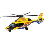 Set dickie toys rescue transporter 40 cm cu camion, masina, elicopter si accesorii hubs203717005