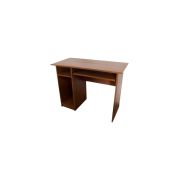 Birou pentru calculator cu spatiu de depozitare, polita pentru tastatura, pal melaminat, 100x52x76 cm, wenge drm10003