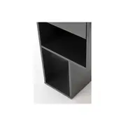 Birou hm conti, rafturi, sertar, pal melaminat, 122x57x90 cm, stejar/gri antracit drm9599