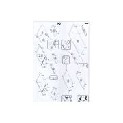 Birou cu usa si sertar hm elmo, pal melaminat, 120x55x78 cm, stejar/antracit drm8701