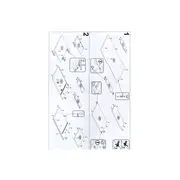 Birou cu usa si sertar hm elmo, pal melaminat, 120x55x78 cm, stejar/antracit drm8701