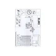 Birou cu usa si sertar hm elmo, pal melaminat, 120x55x78 cm, stejar/antracit drm8701