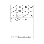 Birou cu spatii depozitare hm grosso, rafturi, sertar, pal melaminat, 149x50x105 cm, stejar auriu/alb drm4649
