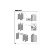 Birou hm lima b1, cu usa si sertar, pal melaminat lucios, 120x55x75 cm, alb drm4655