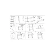 Birou calculator sl b07, polita glisanta tastatura, rafturi, structura metalica, mdf, 74x55x95 cm, maro inchis drm3916