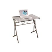 Birou sl b120, cadru metalic, blat mdf, robust, 80x51x72 cm, alb drm3210