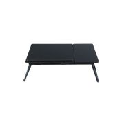 Masa laptop plianta tomi, unghi de inclinare ajustabil, mdf, nuc inchis drm1441