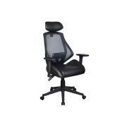 Scaun birou sl q406, ergonomic, brate ajustabile, inaltime ajustabila, mecanism balansare, mecanism multiblock, 100 kg, negru drm4580