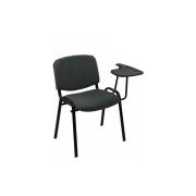 Scaun conferinta cu masuta rabatabila hrc 606, ergonomic, stofa, cadru metalic, 120 kg drm2669