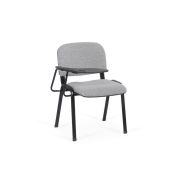 Scaun conferinta cu masuta rabatabila hrc 606, ergonomic, stofa, cadru metalic, 120 kg drm2669