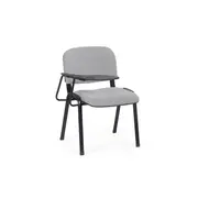 Scaun conferinta cu masuta rabatabila hrc 606, ergonomic, stofa, cadru metalic, 120 kg drm2669