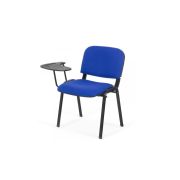 Scaun conferinta cu masuta rabatabila hrc 606, ergonomic, stofa, cadru metalic, 120 kg drm2669