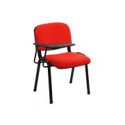 Scaun conferinta cu masuta rabatabila hrc 606, ergonomic, stofa, cadru metalic, 120 kg drm2669