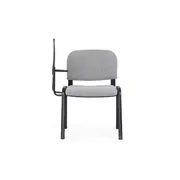 Scaun conferinta cu masuta rabatabila hrc 606, ergonomic, stofa, cadru metalic, 120 kg drm2669