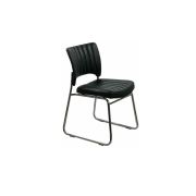Scaun vizitator hrc 613, ergonomic, cadru metalic, piele ecologica, 120 kg drm1586
