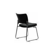 Scaun vizitator hrc 613, ergonomic, cadru metalic, piele ecologica, 120 kg drm1586