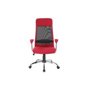 Scaun directorial gn102, mesh, mecanism balans, rotire 360°, inaltime ajustabila, 120 kg, bordo drm9502