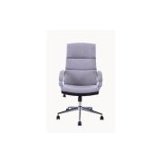 Scaun directorial gn109, textil/piele ecologica, inaltime ajustabila, mecanism balans, 100 kg, gri/negru drm9511