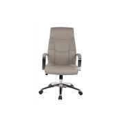 Scaun directorial gn62, piele ecologica, baza cromata, balans, inaltime ajustabila, rotativ, 120 kg drm2580