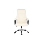 Scaun directorial gn62, piele ecologica, baza cromata, balans, inaltime ajustabila, rotativ, 120 kg drm2580
