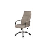 Scaun directorial gn62, piele ecologica, baza cromata, balans, inaltime ajustabila, rotativ, 120 kg drm2580