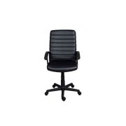 Scaun directorial gn72, piele ecologica, inaltime reglabila, 100 kg, negru drm4270