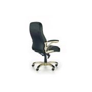 Scaun directorial hm carlos, piele ecologica perforata, roti cauciucate, inaltime ajustabila, mecanism multiblock, 136 kg, negru drm2743