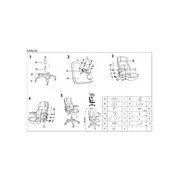 Scaun directorial hm carlos, piele ecologica perforata, roti cauciucate, inaltime ajustabila, mecanism multiblock, 136 kg, negru drm2743