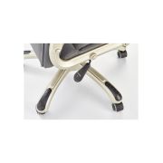 Scaun directorial mh dante, cadru polipropilena, piele ecologica, inaltime ajustabila, mecanism multiblock, roti cauciucate, 136 kg, gri drm2755