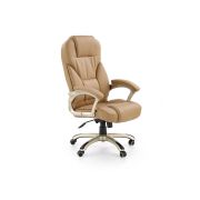 Scaun directorial mh dante, cadru polipropilena, piele ecologica, inaltime ajustabila, mecanism multiblock, roti cauciucate, 136 kg, maro drm2753