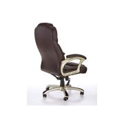 Scaun directorial mh dante, cadru polipropilena, piele ecologica, inaltime ajustabila, mecanism multiblock, roti cauciucate, 136 kg, maro drm2753