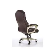 Scaun directorial mh dante, cadru polipropilena, piele ecologica, inaltime ajustabila, mecanism multiblock, roti cauciucate, 136 kg, maro drm2753