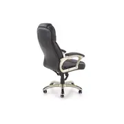 Scaun directorial mh dante, cadru polipropilena, piele ecologica, inaltime ajustabila, mecanism multiblock, roti cauciucate, 136 kg, negru drm2754