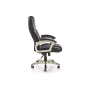 Scaun directorial mh dante, cadru polipropilena, piele ecologica, inaltime ajustabila, mecanism multiblock, roti cauciucate, 136 kg, negru drm2754