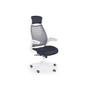 Scaun directorial hm franklin, mesh, ergonomic, inaltime ajustabila, mecanism balansare, mecanism multiblock, cu tetiera, 136 kg, 124x60x65 cm, gri drm2223