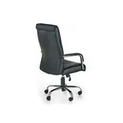 Scaun directorial hm hamilton, piele ecologica, inaltime ajustabila, mecanism balansare, 150 kg, 111x60x51 cm, negru drm2025