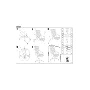 Scaun directorial hm hilton, ergonomic, cadru cromat, mecanism de balans, robust, piele ecologica, 120 kg, maro drm4617