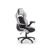 Scaun directorial ergonomic, hm sonic, brate reglabile, mecanism de balans, baza polipropilena, rotire 360 ˚, 100 kg, negru/gri drm4816