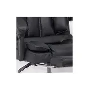 Scaun directorial cu suport picioare off 415, spatar inalt, perne duble, mecanism multiblock, baza cromata, 120 kg drm9215