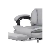 Scaun directorial cu suport picioare off 415, spatar inalt, perne duble, mecanism multiblock, baza cromata, 120 kg drm9215