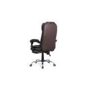 Scaun directorial ergonomic off 418, piele ecologica, functie recliner, suport picioare extensibil, inaltime reglabila, 120 kg drm9605