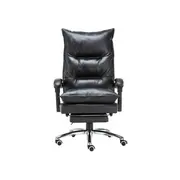 Scaun directorial cu suport picioare off 419, robust, mecanism recliner, perne duble, baza cromata, 120 kg drm9058