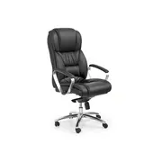 Scaun directorial hm foster, piele naturala, mecanism multiblock, roti pivotante, inaltime ajustabila, 120 kg, 125x68x54 cm, bej drm2769
